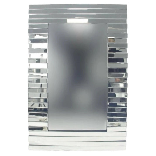 Ella Silver Bevelled Wall Mirror My Store