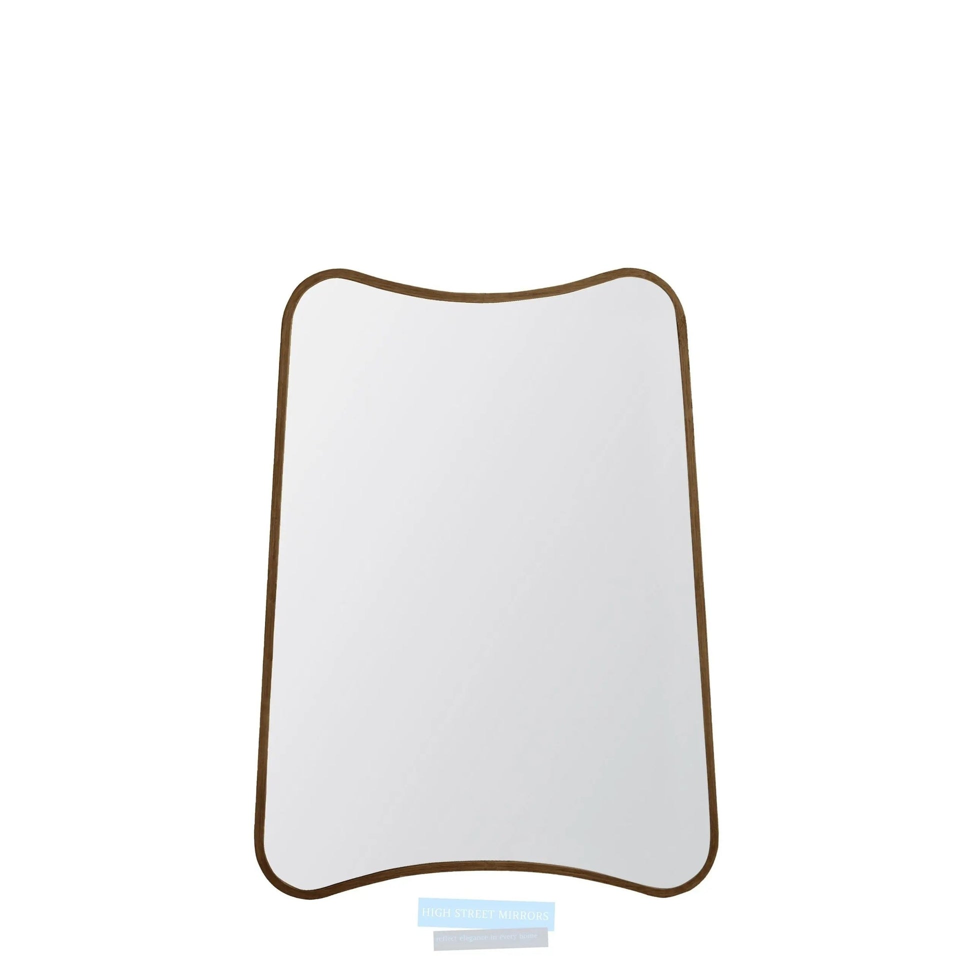 Kurva Distressed Gold Mirror High Street Mirrors