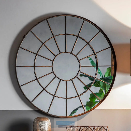 Battersea Wall Mirror in Bronze High Street Mirrors