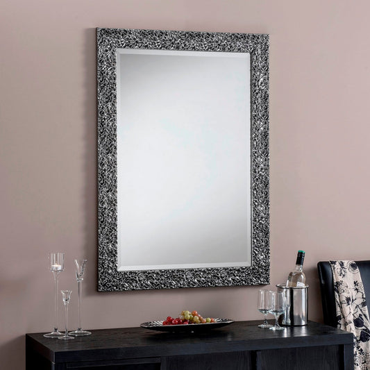 Valencia Silver Bevelled Wall Mirror 10 sizes My Store